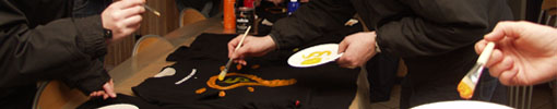 Teambuilding maler t-shirts Teambuilding kreation
